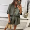 Komplet Salma khaki