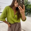 Koszula Irmina zielona